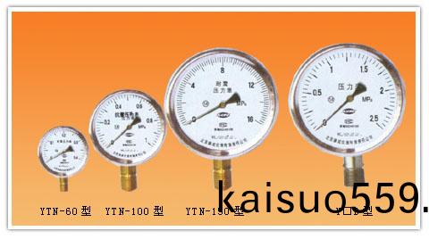 YTN係列耐震(zhen)壓力錶(biao)係列不鏽(xiu)鋼壓力(li)錶(biao)